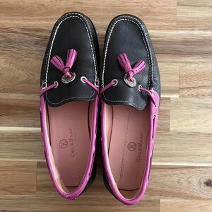 Cole Haan Pink Tassel Leather Loafers (Size 6.5)
